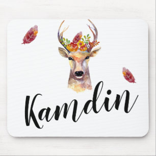 Personalisierte Maus Pad boho Hirsch Buck Kopf Bro Mousepad