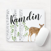 Personalisierte Maus Pad Deer Doe Buck Wald Woodla Mousepad (Mit Mouse)