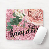 Personalisierte Maus Pad Geometric Garden Rose Gli Mousepad (Mit Mouse)