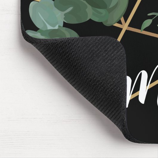 Personalisierte Maus Pad Geometric Garden Rose Sch Mousepad (Ecke)