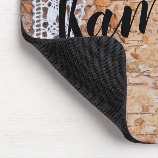 Personalisierte Maus Pad XCotland Barn Wood Lace T Mousepad (Ecke)