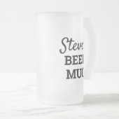 Personalisierte Mäuse Mattglas Bierglas (VorderseiteRechts)