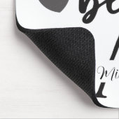Personalisierte Mauspad „Bester Vater der Welt“ (Ecke)
