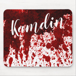 Personalisierte Mauspad-Blutspritzer-Vampir-Goth Mousepad