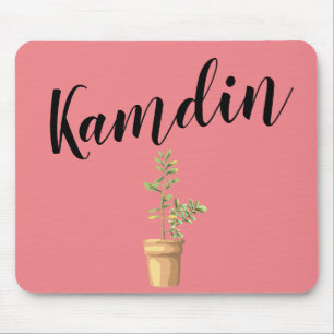 Personalisierte Mauspad-Boho-Kaktus-Sukkulenten Mousepad