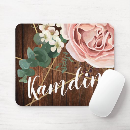 Personalisierte Mauspad Geometric Garden Rose Stal (Mit Mouse)