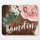 Personalisierte Mauspad Geometric Garden Rose Stal (Vorne)