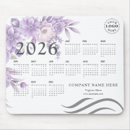 Personalisierte Mauspad mit vollem 2026-Kalender