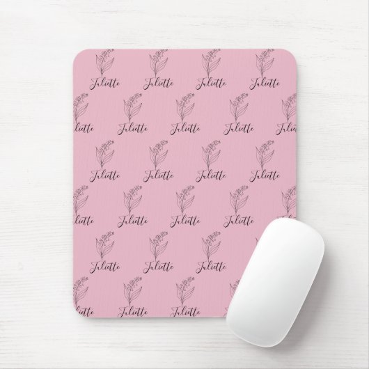 Personalisierte May Lily of the Valley Birth Blume Mousepad (Mit Mouse)