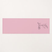 Personalisierte May Lily of the Valley Birth Blume Yogamatte (Vorderseite (Horizontal))