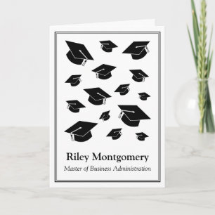 Personalisierte MBA Abschluss Card Karte
