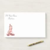 Personalisierte Mediatorin Post-it Klebezettel (Auf Schreibtisch)