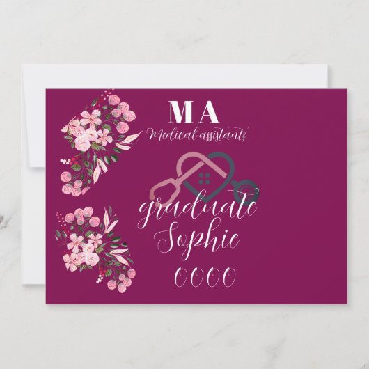 Personalisierte medizinische Fachkräfte Einladung (Vorderseite)