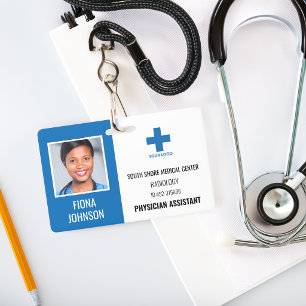Personalisierte medizinische Mitarbeiter-Logo-Foto Ausweis