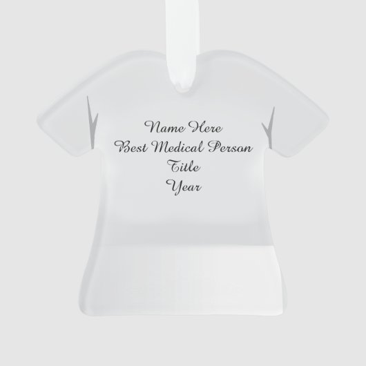 Personalisierte medizinische ornament (Rückseite)