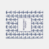 Personalisierte Meeres-Themen-Decke Fleecedecke (Vorderseite (Horizontal))