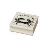 Personalisierte Meeresfrüchte-Krabbe Gummistempel (Stempel)