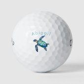Personalisierte Meeresschildkröte Callaway Warbird Golfball (Vorderseite)