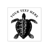 Personalisierte Meeresschildkröte Gummistempel (Prägung)