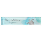 Personalisierte Meeresschildkröte Namensplakette (Vorderseite)