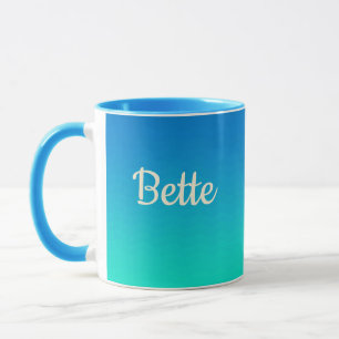 Personalisierte Meereswellen Tasse