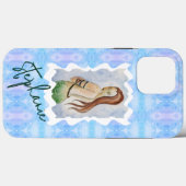 Personalisierte Meerjungfrau Originale Kunst Case-Mate iPhone Hülle (Rückseite (Horizontal))