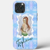 Personalisierte Meerjungfrau Originale Kunst Case-Mate iPhone Hülle (Rückseite)