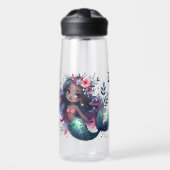 Personalisierte Meerjungfrau Trinkflasche (Vorne)