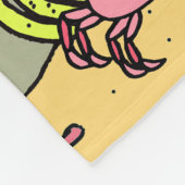 Personalisierte Meerjungfrau unter dem Meeresboden Fleecedecke (Ecke)