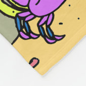 Personalisierte Meerjungfrau unter dem Meeresboden Fleecedecke (Ecke)