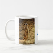 Personalisierte Meerkat-Tasse Kaffeetasse (Links)