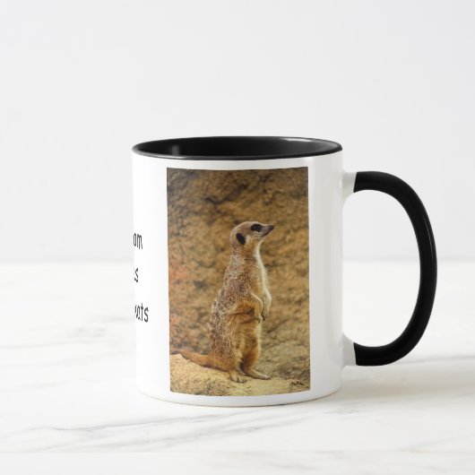 Personalisierte Meerkat-Tasse Tasse (Rechts)