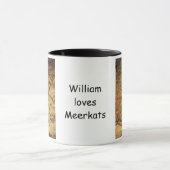 Personalisierte Meerkat-Tasse Tasse (Zentrum)