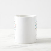 Personalisierte mehrfarbige Baumkaffee-Tasse Kaffeetasse (Mittel)