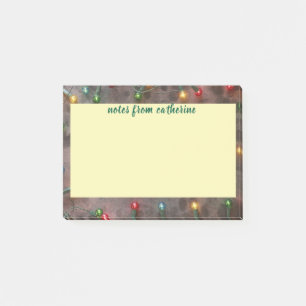 Personalisierte mehrfarbige Imitate Weihnachtslich Post-it Klebezettel