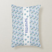 Personalisierte mehrfarbige Pastel Patchwork Daisy Dekokissen (Vorderseite(Vertikal))