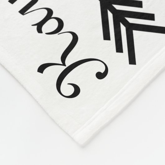 Personalisierte Meilenstein-Monats-Doppeldecke Fleecedecke (Ecke)