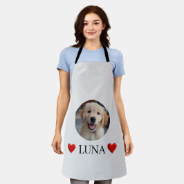 Personalisierte Mein Hund Foto & Name Schürze