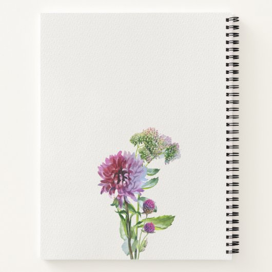 Personalisierte meine Lieblingssachen Notizblock (Rückseite)