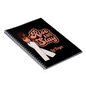 Personalisierte Melanin-Frau aufwecken Notizblock (Rechte Seite)