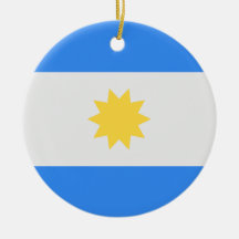 Personalisierte Meldung Argentinische Flagge