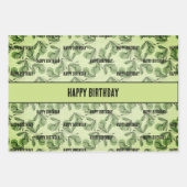 Personalisierte Meldung "Olive and Greenerity Patt Geschenkpapier Set (Vorderseite 2)