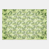 Personalisierte Meldung "Olive and Greenerity Patt Geschenkpapier Set (Vorderseite)