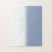 Personalisierte Meldung "Solid Blue and White Secr Puzzle (Vertikal)