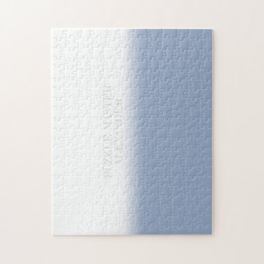 Personalisierte Meldung "Solid Blue and White Secr Puzzle (Vertikal)
