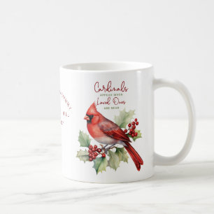 Personalisierte Memorial-Kardinäle erscheinen Kaffeetasse