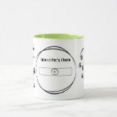 Personalisierte Memorial-Tasse für Haustiere - Tasse (Zentrum)