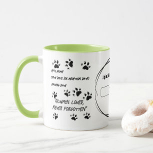 Personalisierte Memorial-Tasse für Haustiere - Tasse