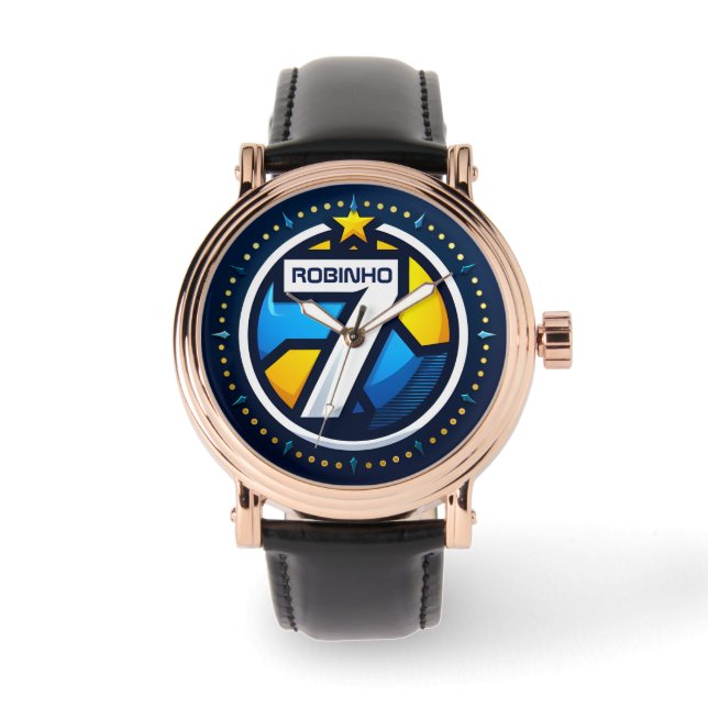 Personalisierte Mens-Fußball-WM, Nummer 7 Armbanduhr (Vorderseite)