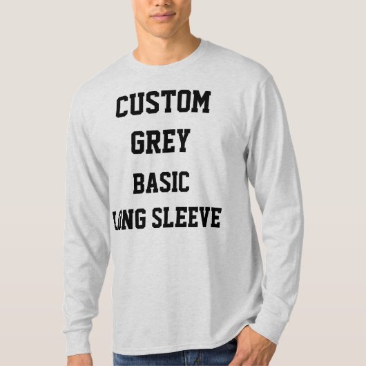 Personalisierte Mens GRAMM LONG SLEEVE T - SHIRT (Vorderseite)